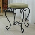 thumbnail image 5 of International Caravan Round Iron Vanity Stool with Cushion, 5 of 7