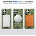 thumbnail image 3 of Rotatable Magnetic Ring Case for Galaxy S23 Ultra,Compatible with MagSafe with 360° Ring Stand Shockproof Phone Cover Case for Samsung Galaxy S23 Ultra (Green), 3 of 12