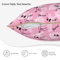 thumbnail image 5 of Fotbe Cartoon Poodle Dog Pattern Velvet Decorative Throw Pillow Covers with Elegant Piping, Soft Plush Cushion Cover for Sofa, Bed, Car, Office-20"x20", 5 of 8