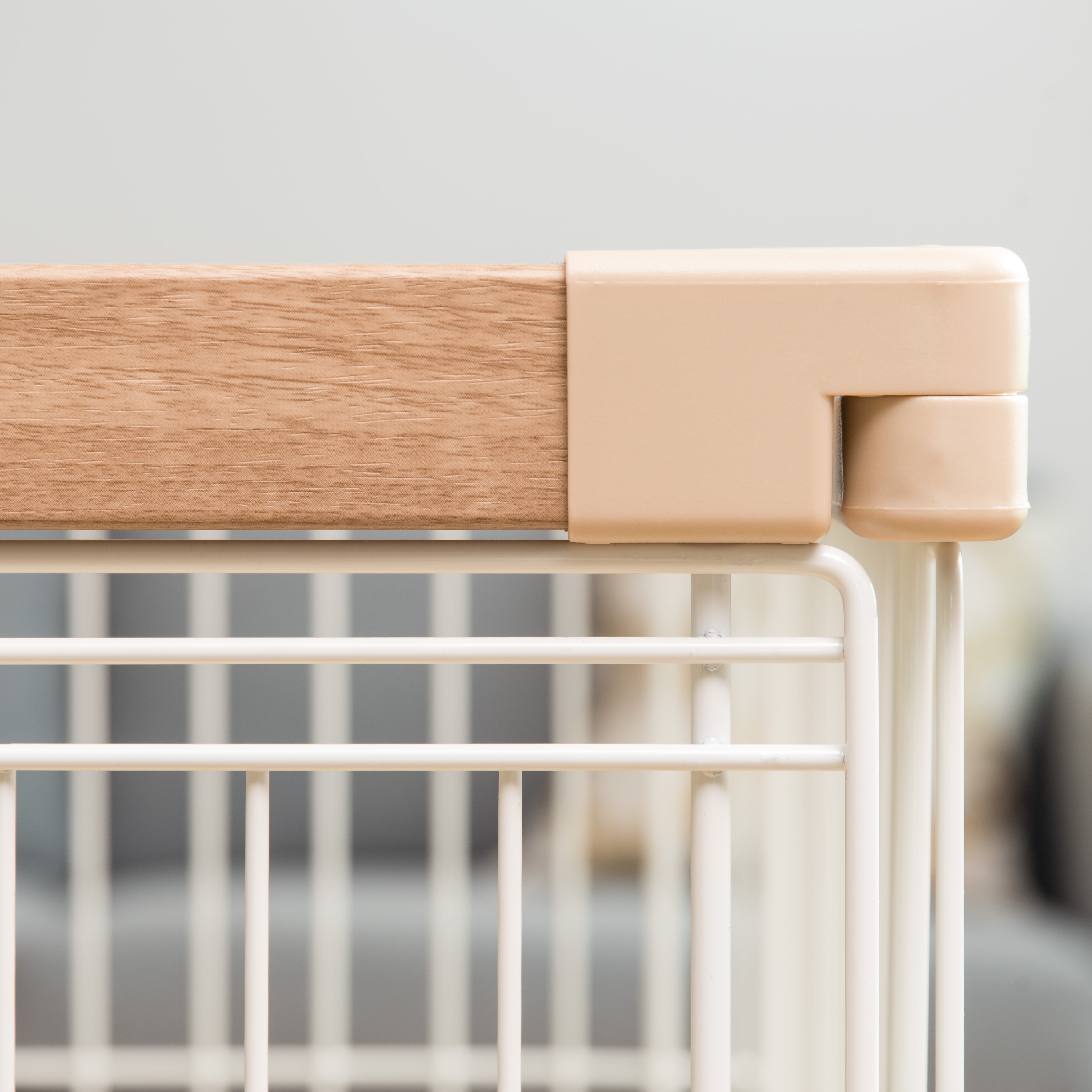 IRIS Large Open Pet Playpen, Crate, Light Brown/White