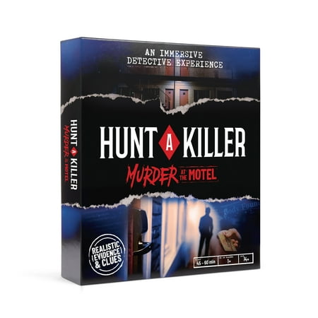Hunt a Killer: Murder at The Motel - Immersive Murder Mystery Game for Adults, Perfect for Halloween Parties or Game Night