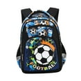 thumbnail image 3 of Mochila escolar Strade Fareast Limited para niños de dibujos animados mochila de día para la escuela primaria mochila de viaje portátil fútbol americano 33 cm x 18 cm x 46 cm, 3 of 8