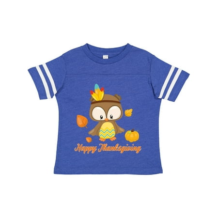 

Inktastic Happy Thanksgiving Owl Gift Toddler Boy or Toddler Girl T-Shirt