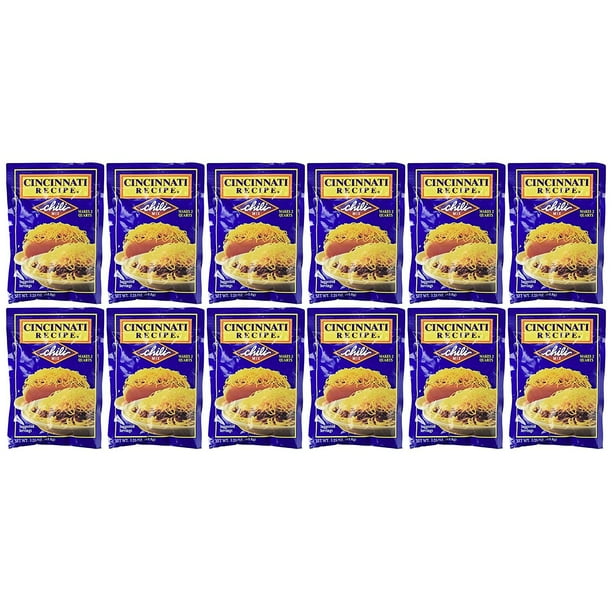 12 Pack Cincinnati Chili Mix packets