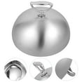 thumbnail image 3 of PAMINGONO 1Set Steak Dome Cover in Silver for Barbecue and Outdoor Use with Simple Style, 3 of 8
