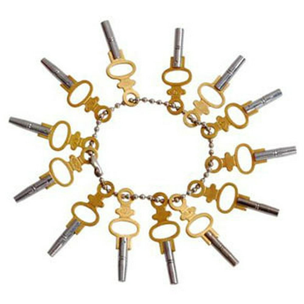 Sona Enterprises 14 Piece Winding Winder Wind Key Tool Set for Old