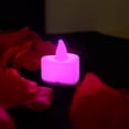 thumbnail image 5 of HD JUNTUNKOR Colorful Flameless Candles, Battery Operated LED Tea Lights, 24 Count, 5 of 8