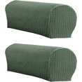 thumbnail image 1 of 2 fundas de reposabrazos suaves y elásticas de felpa para sillas y sofás, protectores de muebles para sillones reclinables., 1 of 7