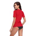 thumbnail image 6 of Women's Rash Guard Swimwear UPF 50+ Stretch Surfing Top Swim Shirt, 6 of 6