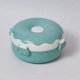 thumbnail image 4 of Fiambrera Bento con forma de donut, 3 compartimentos, fiambrera para niños de 900 ml con cuchara y tenedor, 4 of 7