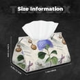thumbnail image 5 of Sikiie Vintage Flower Leather Tissue Box Cover Rectangle, Long Tissue Box Cover, Tissue Box Holder, Tissue Holder for Bathroom, 5 of 7