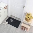 thumbnail image 5 of Doormat, Non-slip Entrance Mat, Many Patterns To Choose From, 40 X 120 Cm, Black, One Piece, 5 of 5
