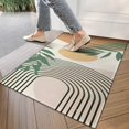 thumbnail image 4 of Orange Boho Geometric and Plant Pattern Door Rugs,Washable Non Slip Door Mats Indoor,Decorative Door Mats,Entry Mat Indoor for Entrance,Bedroom,Kitchen,Bathroom,17"x30", 4 of 6