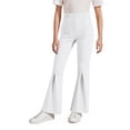 thumbnail image 2 of SROBPTY Kids Fall Pants, Toddler Long Sweatpants, Children's Solid Elastic Waist Sports Long Pants with Side Pockets White,4-5Years, 2 of 4