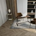 thumbnail image 3 of End Table 2 Shelves White Marble  Gold Base, 3 of 5