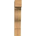 thumbnail image 2 of Ekena Millwork 5 1/2"W x 18"D x 30"H Funston Block Smooth Bracket, Western Red Cedar, 2 of 4