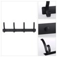 thumbnail image 3 of REGALWOVEN 1 Pack Coat Rack Wall Mount, Coat Hook, Hat Rack, Wall Hooks for Hanging with 5 Hooks for Entryway, Bedroom Black, 3 of 7