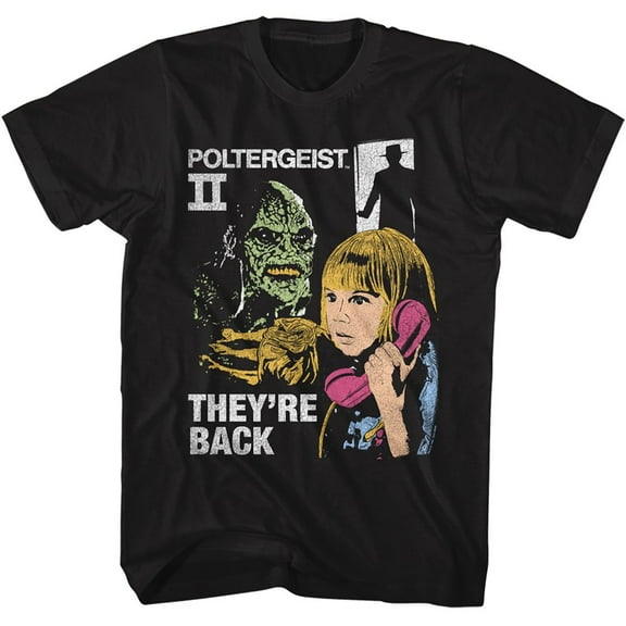 Poltergeist Carol Anne & The Beast Black Adult T-Shirt