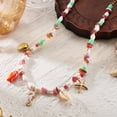 thumbnail image 6 of NICKSUN Boho Beach Seashell Imitation Pearl Layered Necklaces Collection, Multi-Style Ocean Starfish Seahorse Charm Beaded Chokers, Summer Tropical Vacation Dopamine Statement Jewelry, 6 of 8