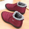 thumbnail image 3 of Coofit Winter Boots Unisex Waterproof: Faux Fur Lined Slip on Ankle Boots Snow Booties, 3 of 10
