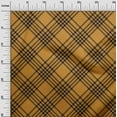 thumbnail image 3 of oneOone Cotton Poplin Rust Brown Fabric Tartan Diy Clothing Quilting Fabric Print Fabric By Yard 56 Inch Wide-9664, 3 of 4