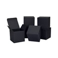 thumbnail image 1 of Cajas de regalo de papel negro HUAPRINT, 10 x 10 x 10 cm, 24 unidades, 1 of 6