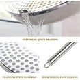 thumbnail image 4 of Strainer With Handle,Stainless Steel Crescent Pot Strainer Colander Spaghetti Pasta Fry Drainer,Food Strainers Great For Noodles, Fruit, Veggies And More,Sizes up to 9Inches 1Pcs, 4 of 6