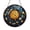 Acrylic 3.5 Inch, variant on Solar System Stained Glass Suncatcher, Planetary Window Hanging Decor Featuring Sun and Orbiting Planets in Colorful Space Layout