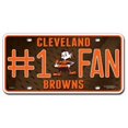 thumbnail image 1 of Cleveland Browns License Plate - #1 Fan, 1 of 1