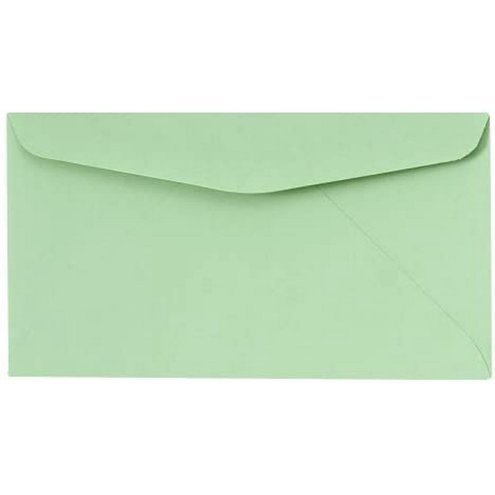 6 3/4 Pastel Green Regular Envelopes Packes of 500