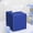 Blue, variant on Minzimin 1 Pack Tissue Box Cover, Square PU Leather Tissue Holder, Decorative Facial Tissue Cube Paper Organizer Dispenser for Bathroom, Night Stands, Desk, 5X5X5''