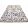 thumbnail image 5 of Unique Loom Allover Indoor/Outdoor Botanical Rug Beige and Blue/Blue 6' 1" x 9' Rectangle Border Traditional Perfect For Patio Deck Garage Entryway, 5 of 7