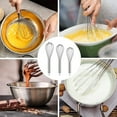 thumbnail image 5 of ZOUYUE 3PCS Whisks Set Stainless Steel 6 Wire Whisks 8 10 12- Sturdy For Cooking & Baking - Kitchen Utensil Wisk For Blending, Stirring, Whisking, and Beating Eggs, Batter, Sauces & More, 5 of 9