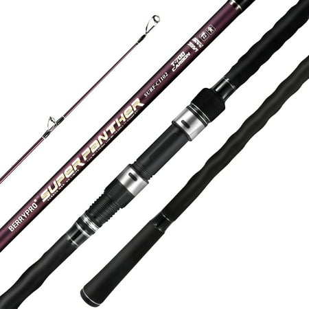 BERRYPRO Surf Spinning Rod Surf Casting Fishing Rod Carbon Fiber Travel Fishing Rod10 -Spinning-2pc
