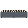 thumbnail image 5 of vidaXL Bed Frame Upholstered Box Spring Base Bedroom Furniture Velvet, 5 of 16