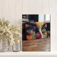 thumbnail image 2 of Abstract Eyes Canvas Wall Art 15.75x11.81 Inches, 2 of 8