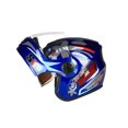 thumbnail image 1 of serony Casque de Moto Intégral Modulaire Relevable de Rue Motocross Taille Unique Adulte Bleu, 1 of 9
