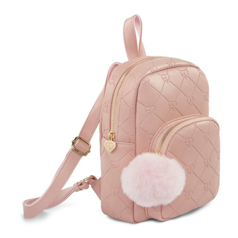 Mini Backpack Purse for Girls Teen Women Purses PU Leather Pom Backpack  Shoulder