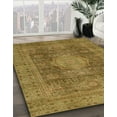 thumbnail image 3 of Ahgly Company Machine Washable Indoor Rectangle Abstract Caramel Brown Area Rugs, 2' x 5', 3 of 7