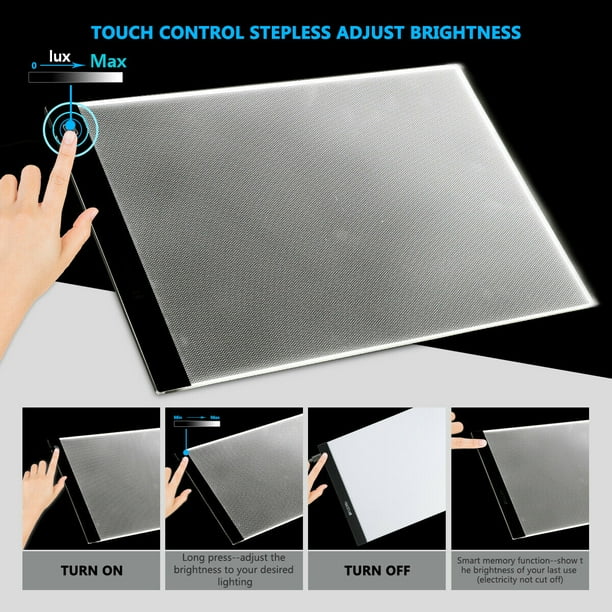 A3/A4/A5 LED Tracing Light Box Ultra Slim Portable LED Light Pad Tracer