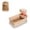 Khaki, variant on Two-Compartment Silicone Seasoning Box with Lid,Portable Leak-Proof Dipping Container,a BPA-Free and Reusable Food Storage Container for Sauces Condiments Dressings and Small Portions