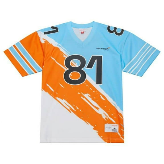 McLaren Racing F1 Special Edition Miami GP Oscar Piastri Mitchell & Ness Paintbrush Jersey