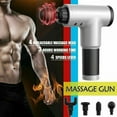 thumbnail image 2 of Mini Quiet Massage Gun - Deep Tissue Muscle Massager for Pain Relief and Enhanced Recovery for Athletes - Powerful 6 Speed High-Intensity Percussion Massager - 4 Attachments & 3 Hour Battery, 2 of 11
