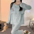 thumbnail image 1 of Maternity Nursing Pajama Set with Easy Access Nursing Cotton Polyester Contrast Print, 1 of 10