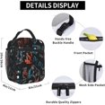 thumbnail image 6 of Video Game Lunch Bag Insulated Lunch Box for Women Men Reusable Portable Lunchbox Leakproof Cooler Tote Bento Bag for Office Work Picnic, 6 of 6