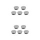 thumbnail image 3 of Inteprter 5 pack/lote cubierta de orificio de ajustable para escritorio de computadora decoración fácil de instalar y práctica gris 60mm gris 60mm 2Conjunto, 3 of 6