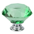 thumbnail image 2 of Tirador de pomo para cajón, 1 pieza de cristal con forma de diamante para armario, manija para cajón, máxima fiabilidad, 2 of 6