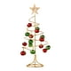 thumbnail image 2 of RKSTN christmas deals Tabletop Metal Christmas Tree Wrought Iron Ornament Display Stand Christmas Ornament 11 Inch Desktop Decorations Mini Xmas Tree, 2 of 6