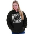 thumbnail image 3 of Funny Can't Fact Check Crazy Joke Unisex Plus Fleece Graphic Hoodie Brisco Brands 2X, 3 of 5