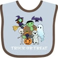 thumbnail image 3 of Inktastic Halloween Trick-or-treat Cute Group of Monsters Boys or Girls Baby Bib, 3 of 4